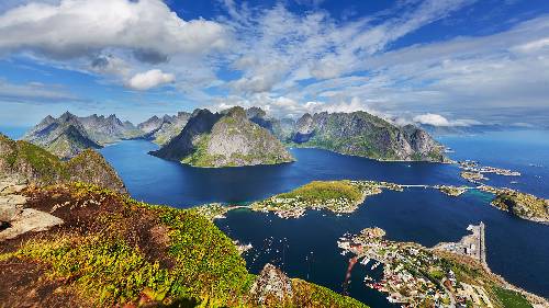 Lofoten vom Berg