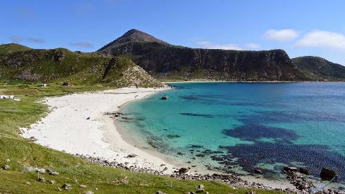 Bucht und Strand bei Haukland